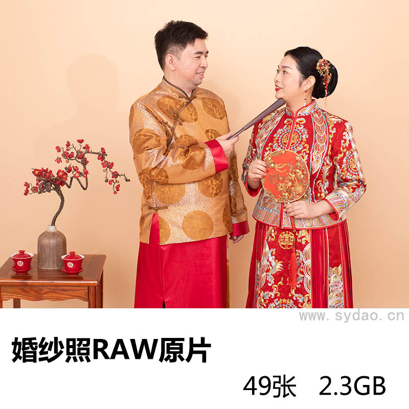 49张室内摄影棚拍婚纱摄影照raw未修原片，佳能相机cr2格式摄影后期修图练习素材
