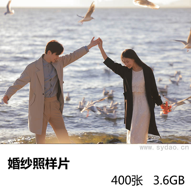 400张影楼棚拍、外景婚纱照样片套图组图合集，摄影工作室样照