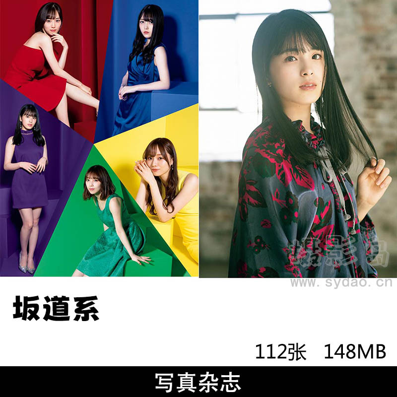 112张日本女团偶像明星坂道系白石麻衣、西野七濑、大园桃子、生田绘梨花、小林由依、森田光等写真集图片
