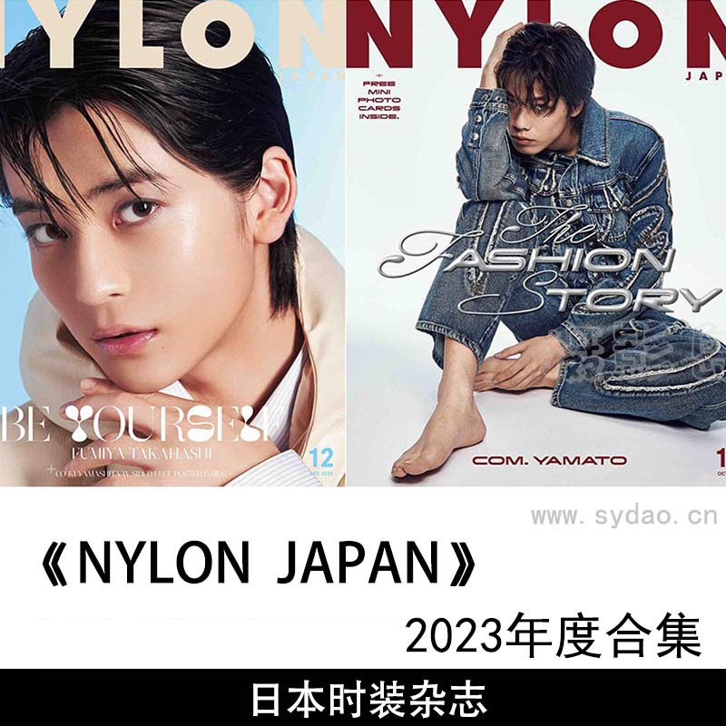 2023年度日本时尚流行文化时装杂志《NYLON JAPAN》合集