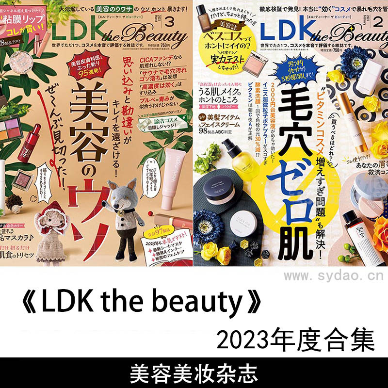 2023年度日本彩妆护肤美容美妆评测杂志《LDK the beauty》合集
