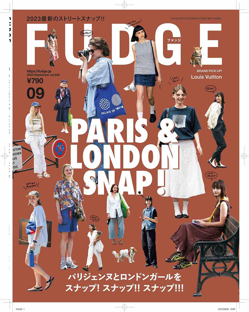 2023年度日本女性潮流品牌服饰美容杂志《FUDGE》全年合集