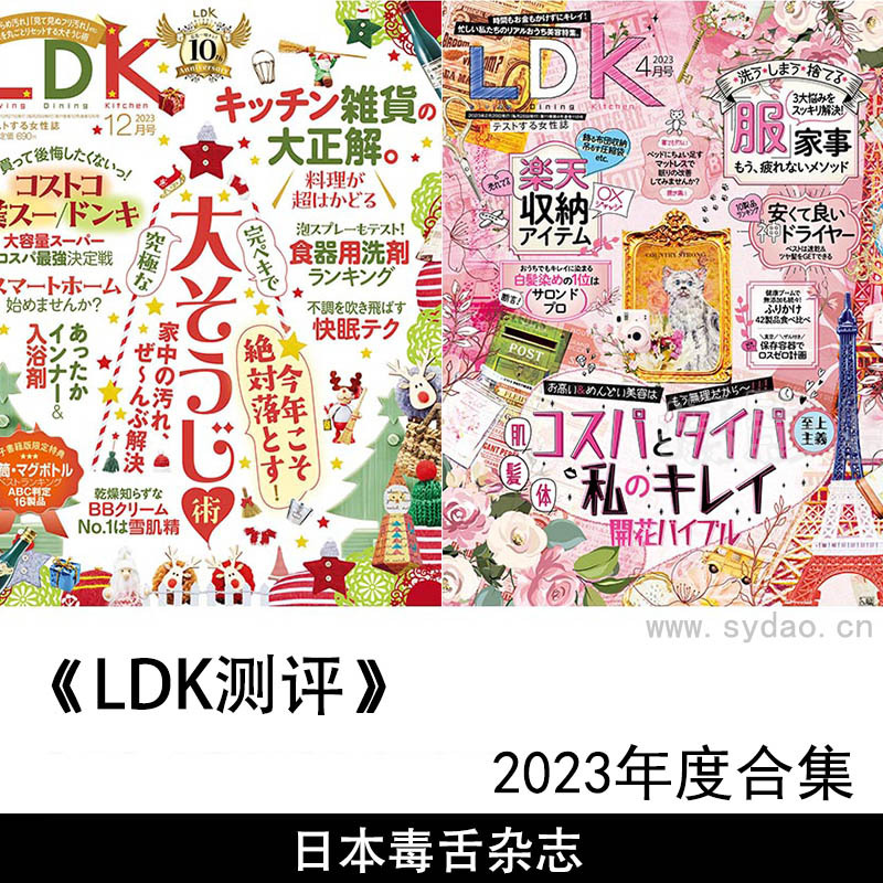 2023年度日本毒舌产品商品测评杂志《LDK》全年合集