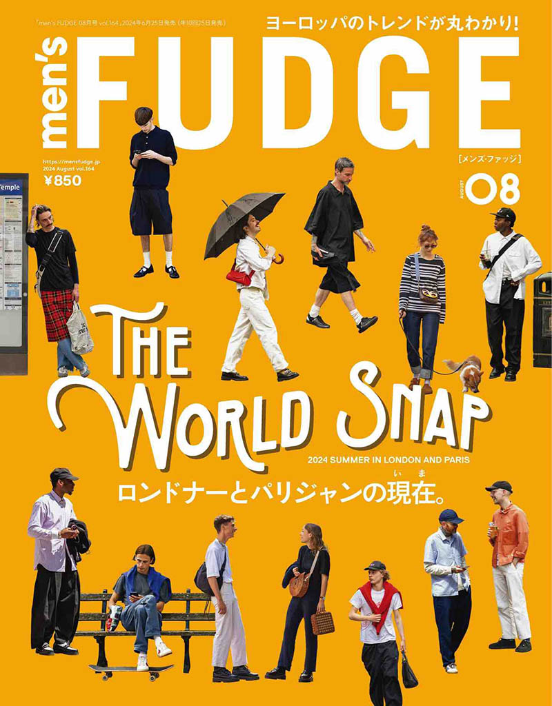 2024年度日本日文欧美男性时尚潮流杂志《men's FUDGE》(メンズファッジ)