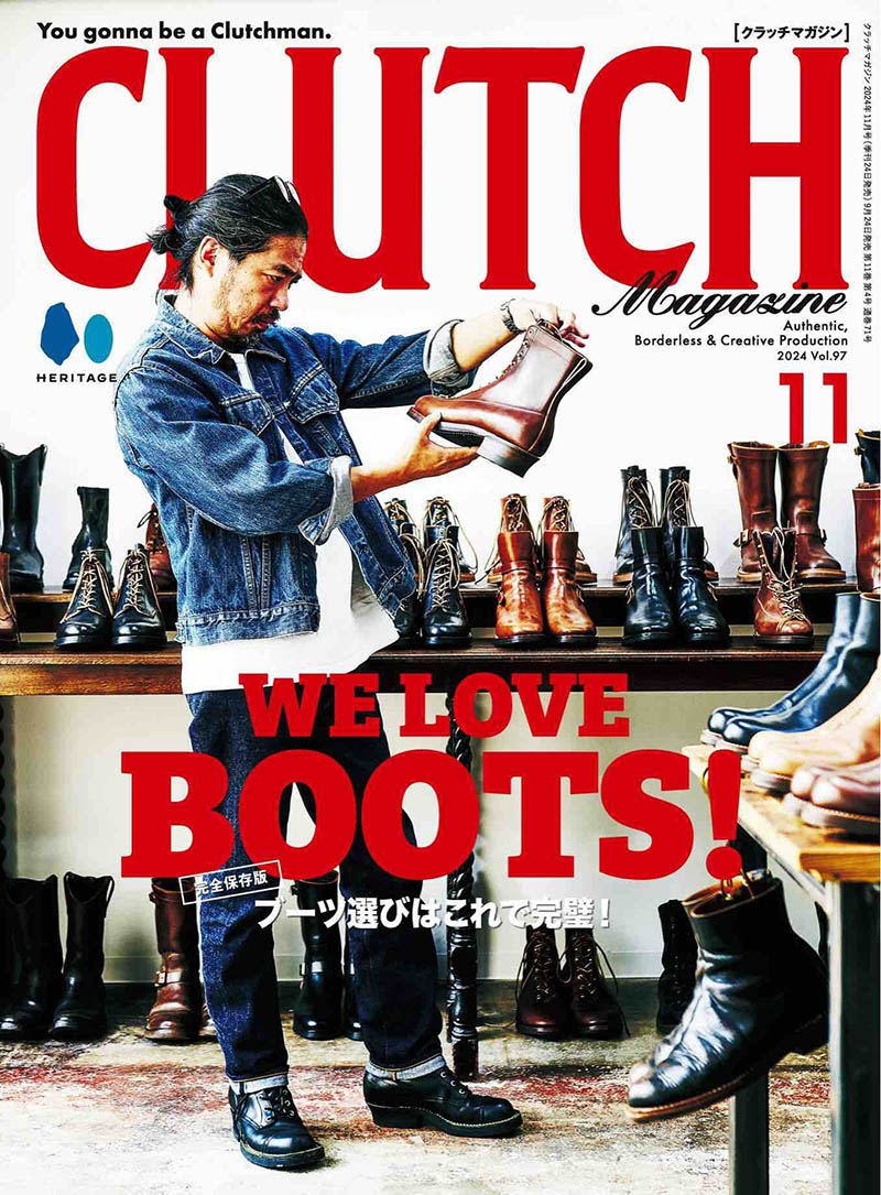 2024年度日本复古男装男鞋男包男士配饰生活日文版杂志《CLUTCH》杂志