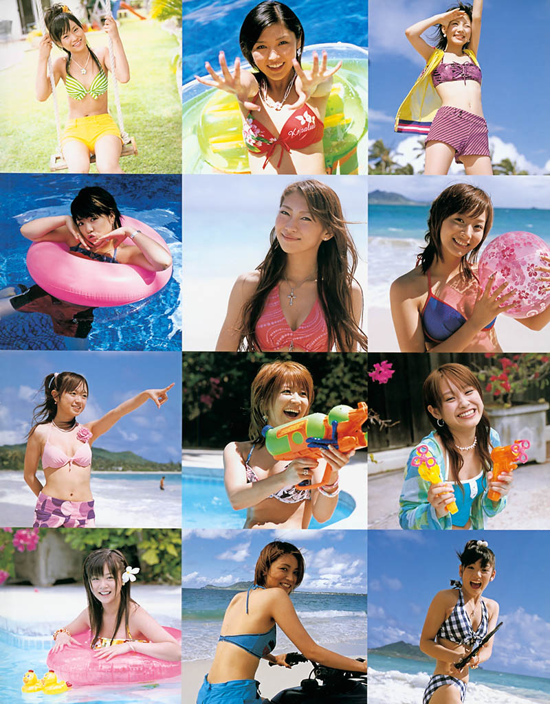 日本女子偶像团体早安少女组夏威夷风格写真集《Hello! Project Hawaiian Style》