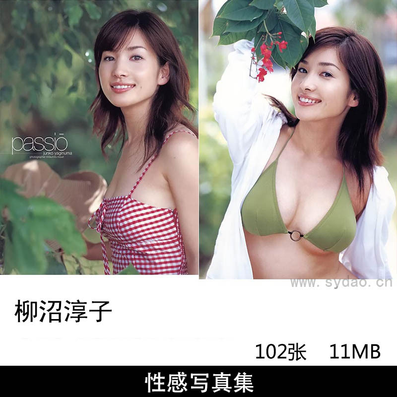 102张日本女星柳沼淳子性感泳装内衣写真集《 Passio》