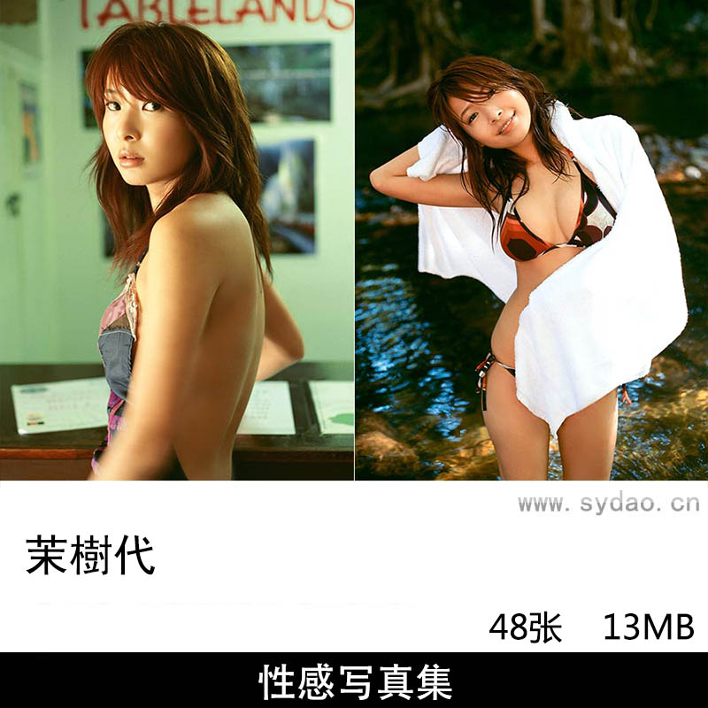 48张日本女星茉树代（茉樹代）性感内衣写真集《Taiwan wave》 