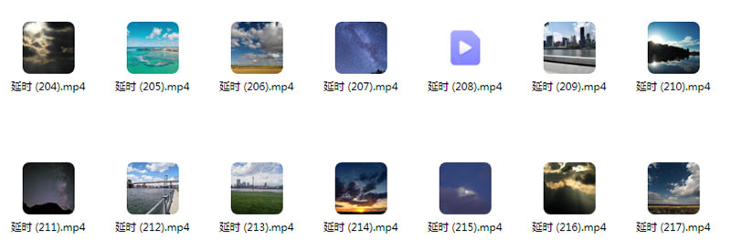 可商用无版权4K高清天空白云风光延时摄影视频大全抖音剪辑无水印合集素材