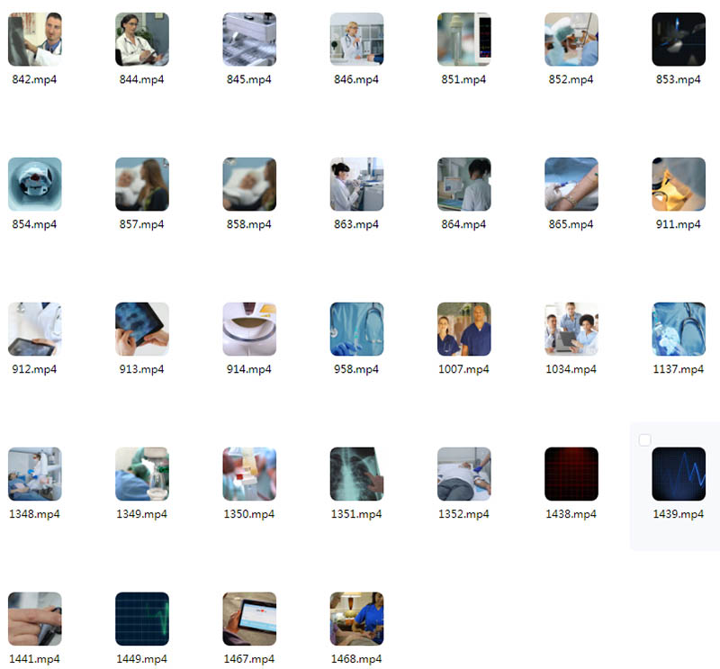 可商用无版权医疗场景、医疗团队视频大全剪辑素材合集
