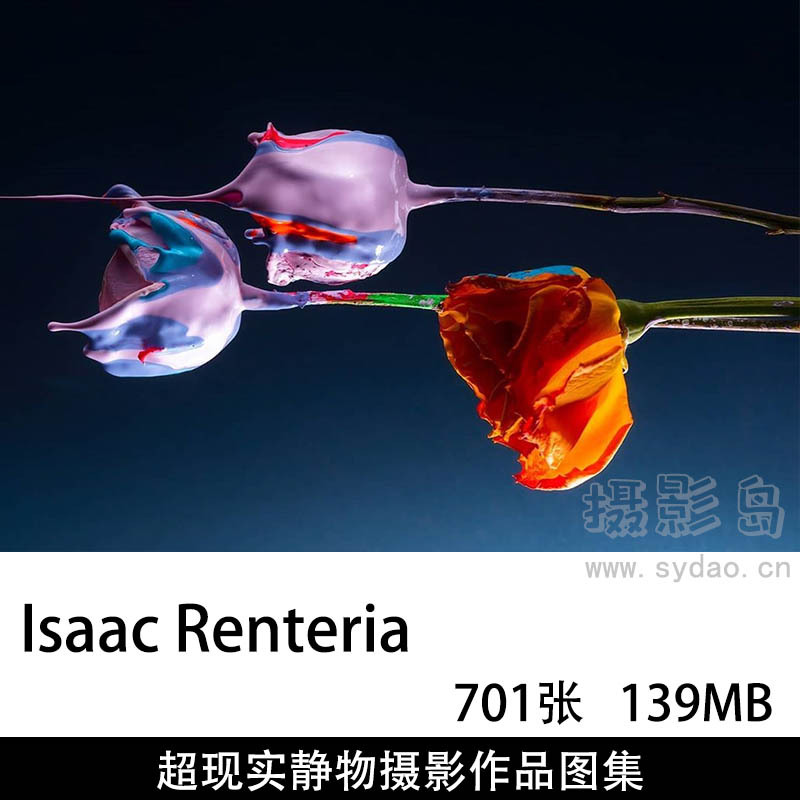 701张创意超现实色彩感静物摄影作品欣赏，摄影师Isaac Renteria作品