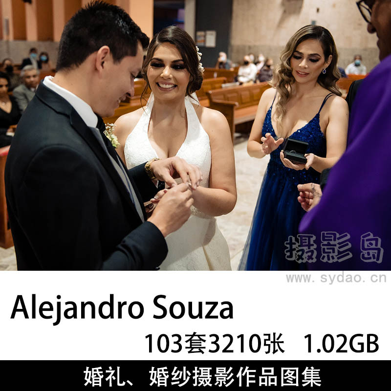 103套3210张国外结婚婚礼、婚纱摄影作品图片欣赏，瓜达拉哈拉婚礼摄影师Alejandro Souza作品审美提升素材