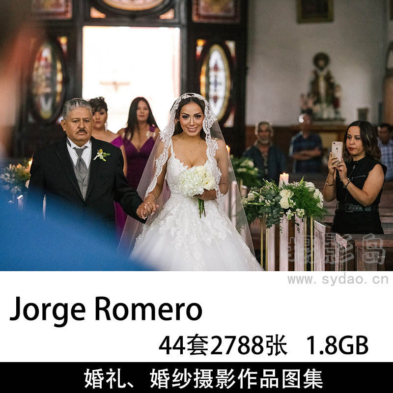 44套2788张墨西哥纪实婚礼记录跟拍、婚纱照摄影作品图片欣赏，摄影师Jorge Romero作品审美提升素材
