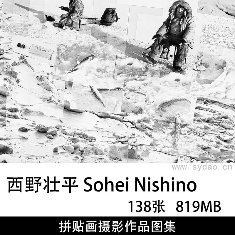 138张大画幅拼贴画摄影作品图片图集欣赏，日本摄影师西野壮平 Sohei Nishino作品