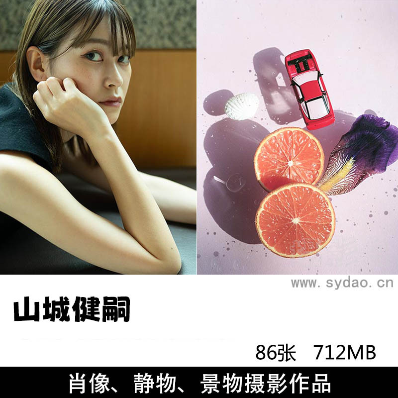 86张肖像照、静物、景物摄影作品图片图集欣赏，日本摄影师山城健嗣作品