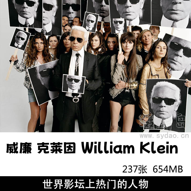 237张时尚服装杂志摄影图片学习参考素材，美国摄影师威廉 克莱因William Klein作品集欣赏