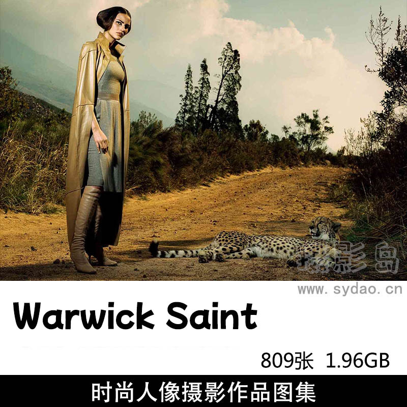 809张名星名人时尚杂志人像肖像摄影作品图片欣赏，摄影师Warwick Saint作品审美提升素材