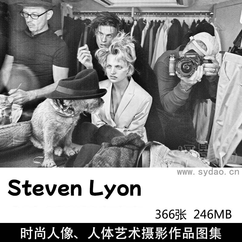 366张人体艺术、野生动物、黑白人像摄影作品图片欣赏，摄影师Steven Lyon作品审美提升素材