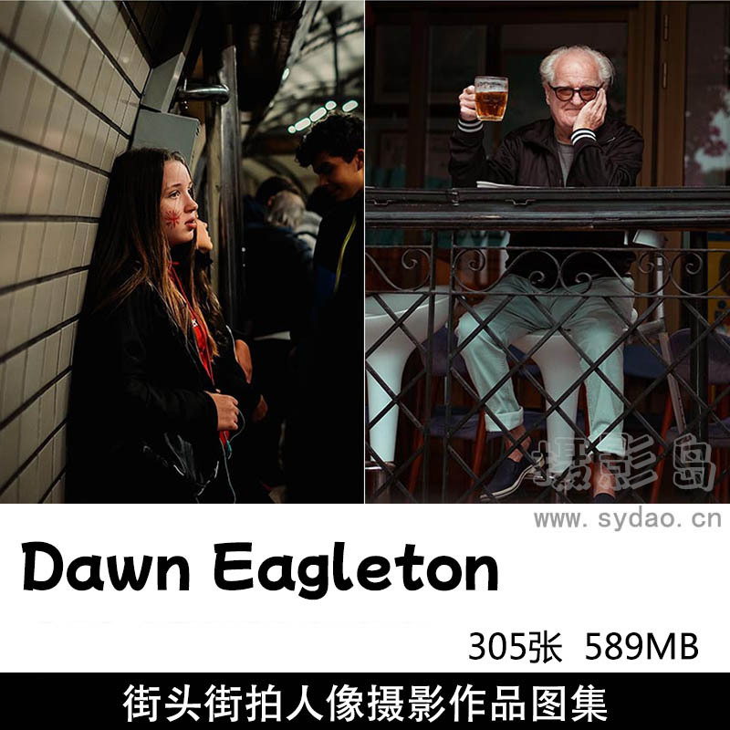 305张伦敦城市纪实街拍街头人像摄影作品图片欣赏，英国摄影师Dawn Eagleton作品审美提升素材