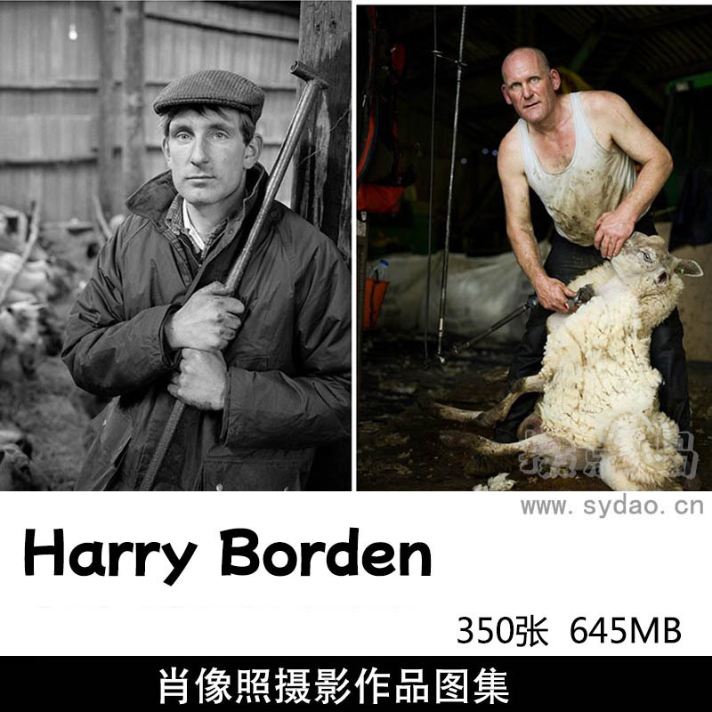 350张纪实人物形象肖像照摄影作品图片欣赏，英国摄影师Harry Borden作品审美提升素材