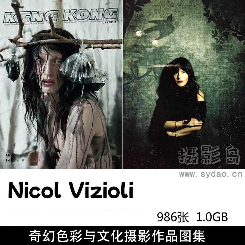 986张自然界、动物界、神话、文学、绘画等元素摄影作品图片欣赏，英国摄影师Nicol Vizioli作品审美提升素材