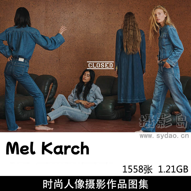 1558张欧美商业时尚大片、杂志封面肖像、性感叙事性人像摄影作品欣赏，摄影师Mel Karch作品