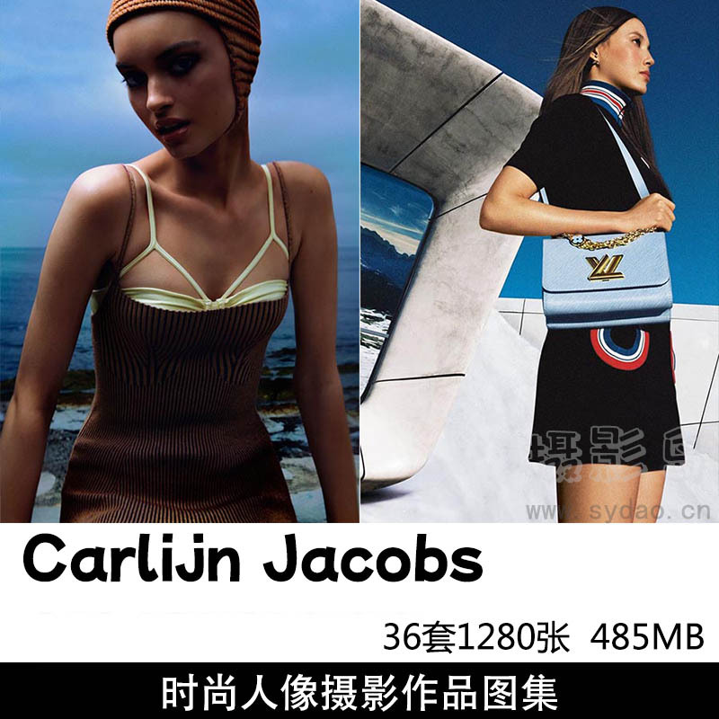 36套1280张杂志封面内页、产品广告、商业时尚人像摄影作品欣赏，摄影师Carlijn Jacobs作品审美提升素材