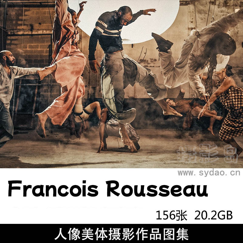 156张男性身体健美人物肖像照摄影作品图片欣赏，法国摄影师Francois Rousseau作品审美提升素材