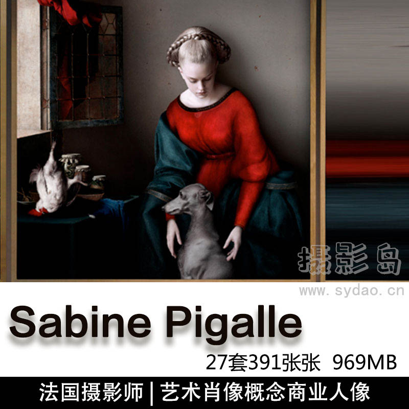 27套391张法国摄影师 Sabine Pigalle时尚肖像概念人像摄影作品集图片素材