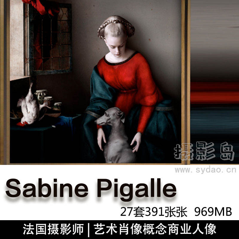 27套391张法国摄影师 Sabine Pigalle时尚肖像概念人像摄影作品集图片素材