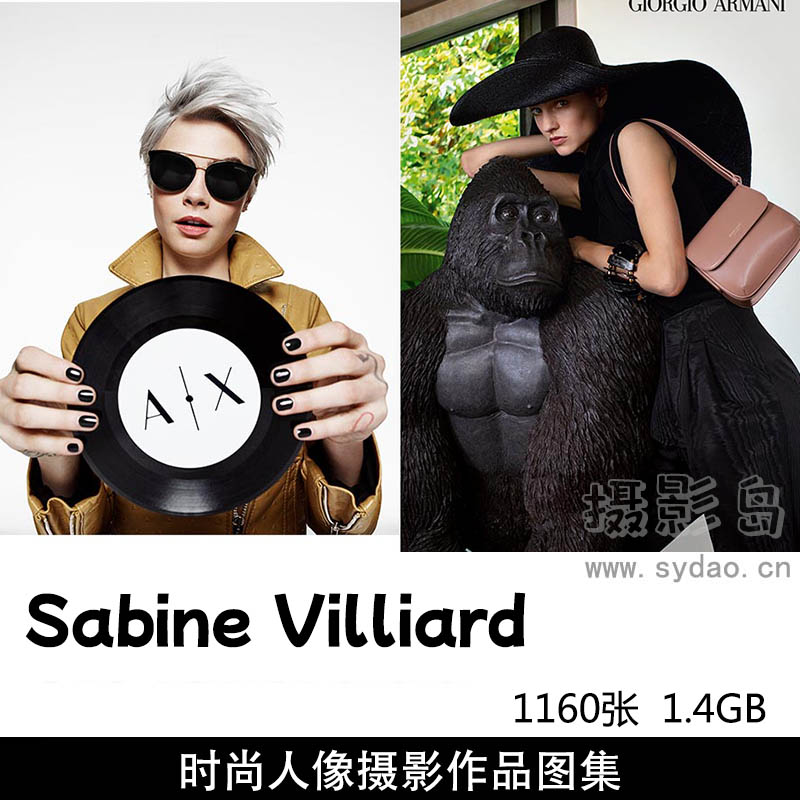 1160张意大利时尚摄影图集图库参考素材，Sabine Villiard作品集图片欣赏