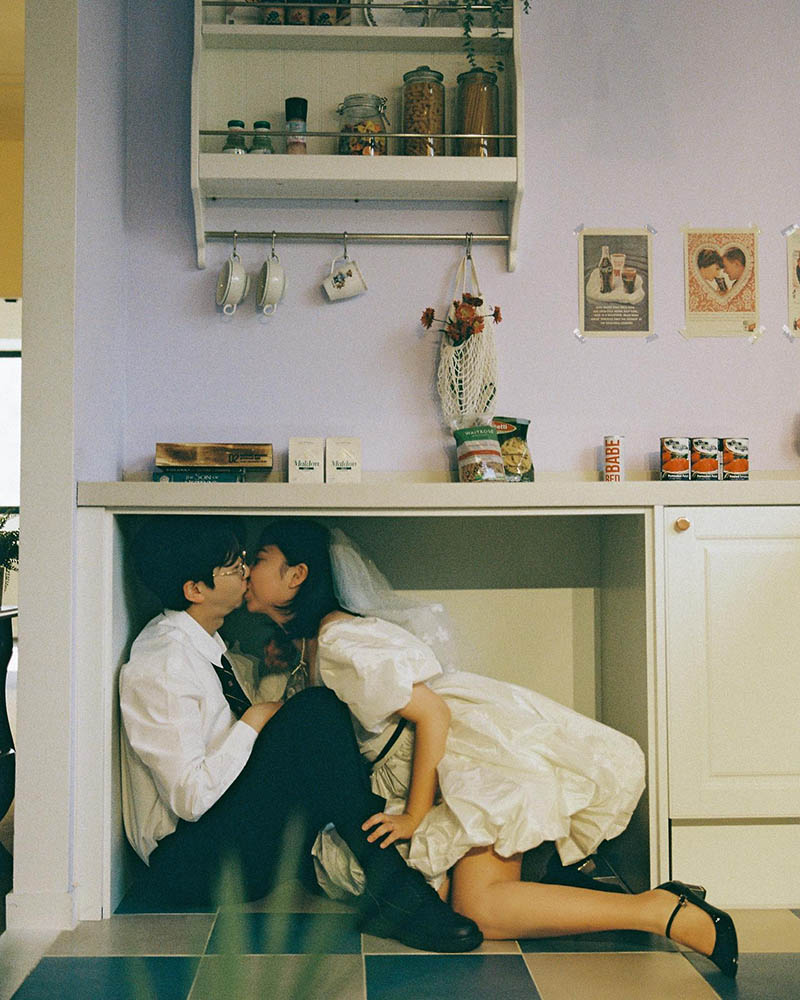 情侣婚纱照人像摄影作品图片欣赏，韩国摄影师adorable_snap审美提升素材