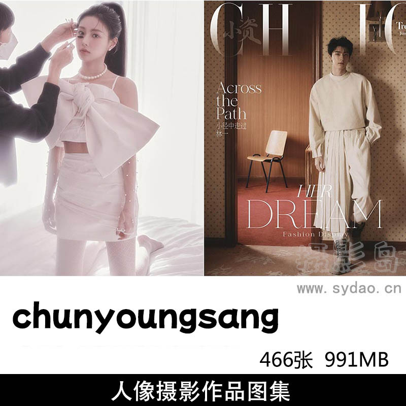 466张少女般通透肌肤时尚人像摄影作品图片欣赏，韩国摄影师chun young sang审美提升素材