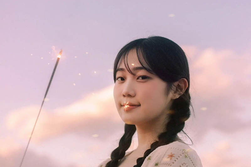 韩国美少女胶片人像摄影作品图片欣赏，韩国摄影师Daram_kk.daram审美提升素材