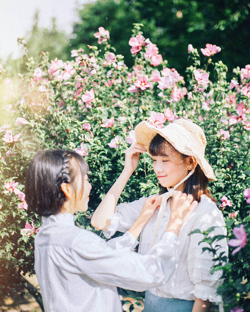 韩国美少女胶片人像摄影作品图片欣赏，韩国摄影师Daram_kk.daram审美提升素材