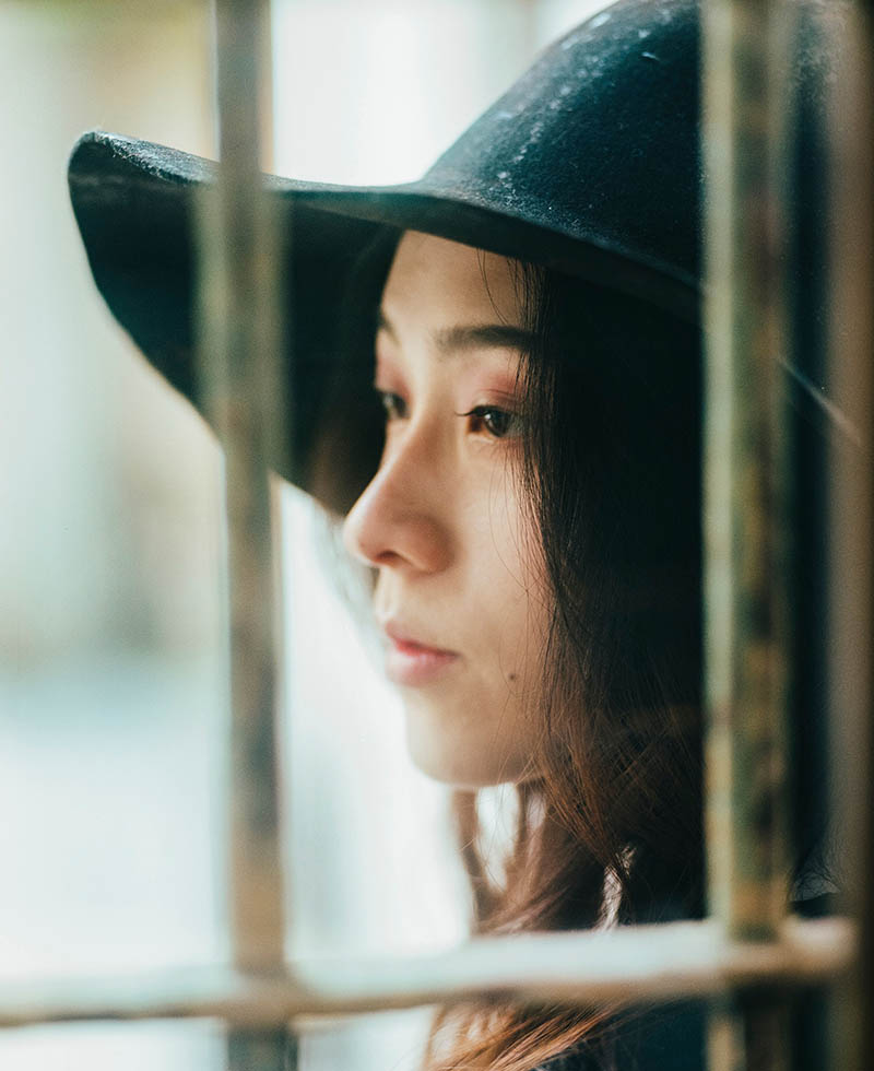 个人写真套图复古胶片风格时尚人像摄影作品图片欣赏，摄影师Ricor审美提升素材