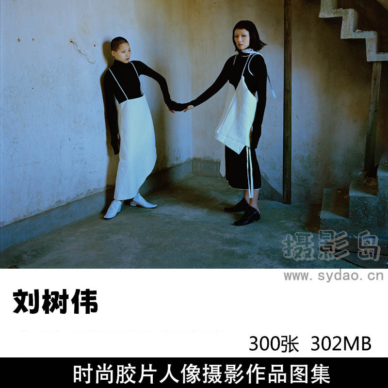 300张时尚人像、胶片人像摄影作品图片欣赏，摄影师刘树伟摄影审美提升素材