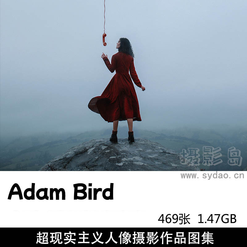 469张梦幻超现实主义人像摄影作品图片欣赏，英国摄影师Adam Bird摄影审美提升素材