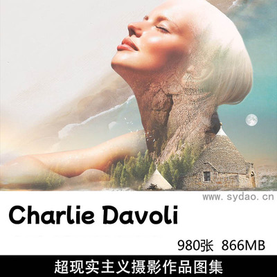 980张超现实主义人像景观摄影作品图片欣赏，摄影师Charlie Davoli摄影审美提升素材
