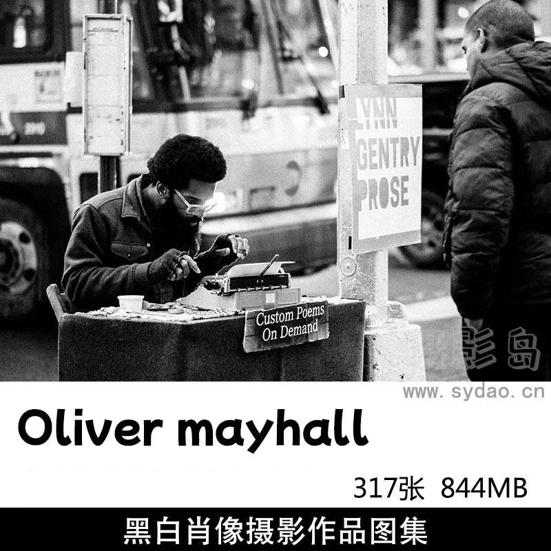 317张超现实黑白肖像摄影作品图片欣赏，英国摄影师Oliver mayhall摄影审美提升素材