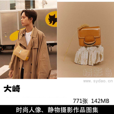 771张时尚人像、静物摄影作品欣赏，日本摄影师大崎作品集图片素材 