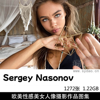 1272张欧美性感美女黑白人像摄影作品套图欣赏，摄影师Sergey Nasonov作品集图片素材