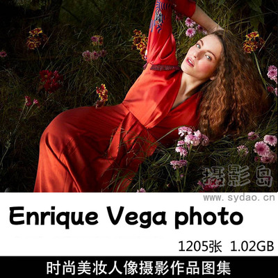 1205张商业时尚人像摄影作品欣赏，墨西哥摄影师Enrique Vega photo作品集图片素材