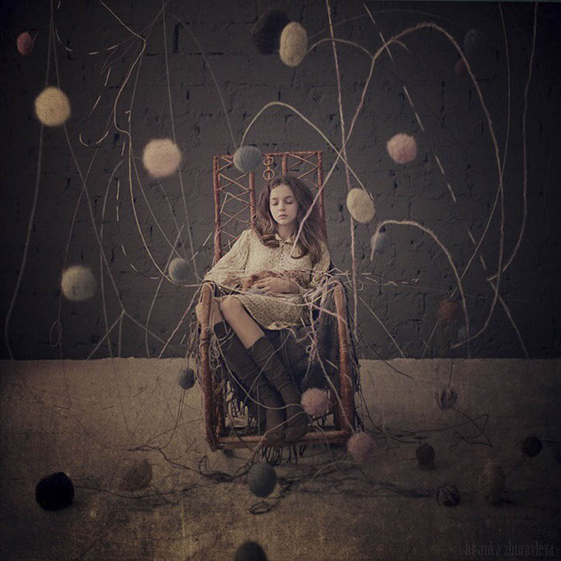 梦境梦幻油画般色调摄影作品欣赏，ins俄罗斯摄影师Anka Zhuravleva作品集图片素材