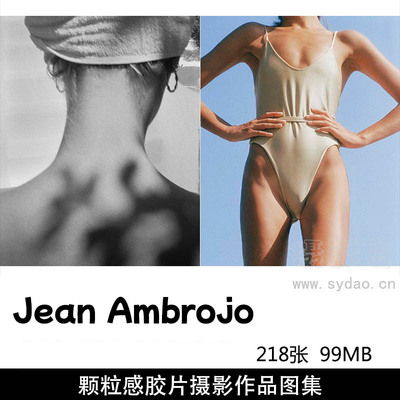 218张胶片颗粒感少女人像摄影作品欣赏，ins西班牙摄影师Jean Ambrojo作品集图片素材