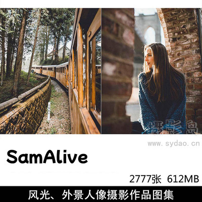 2777张暖色调风光人像摄影作品欣赏，摄影师樊为圣SamAlive作品集图片素材