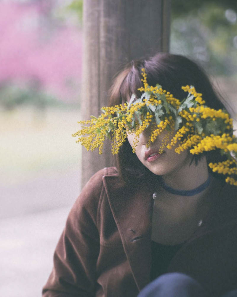 清淡、柔和、自然、舒适日本少女写真摄影作品欣赏，ins摄影师佐藤俊斗Shunto Sato作品集图片素材