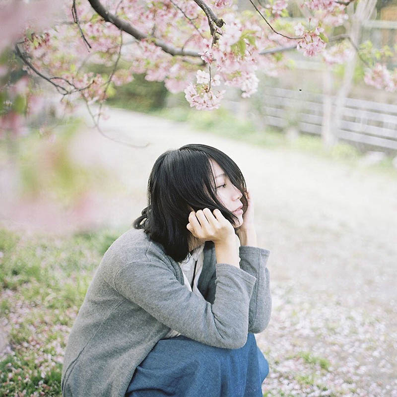 日系清新治愈风格日本少女女孩写真摄影作品欣赏，ins摄影师you__0427作品集图片素材