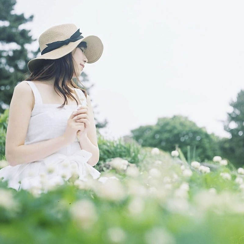 日系清新治愈风格日本少女女孩写真摄影作品欣赏，ins摄影师you__0427作品集图片素材