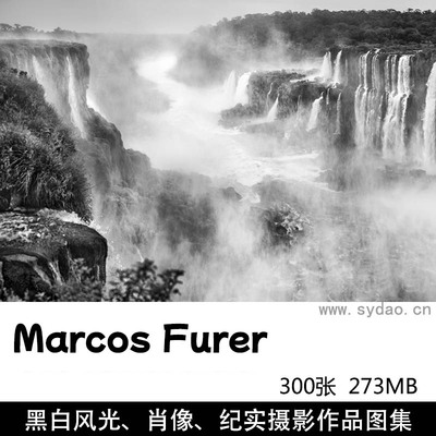 300张黑白自然风光、黑白肖像、纪实摄影作品图集欣赏，阿根廷摄影师Marcos Furer作品集图片素材